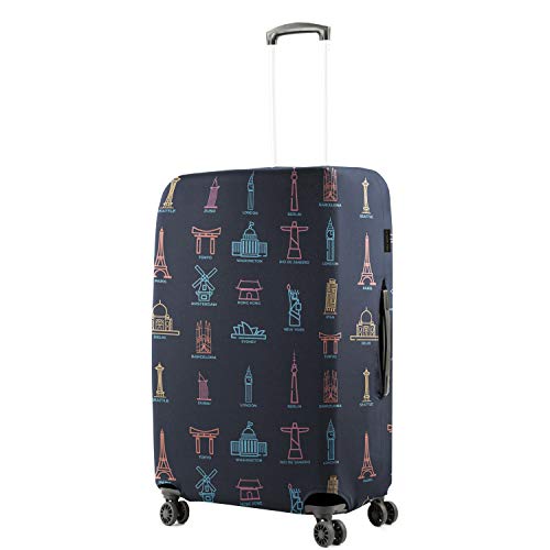 Nasher Miles Eco Friendly Polyester 65 (24 Inch) Medium Protective Luggage Cover (Black) - Image 1