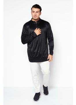 Reebok Men Sportswear Fit Training T Shirt, Black  - Image 3