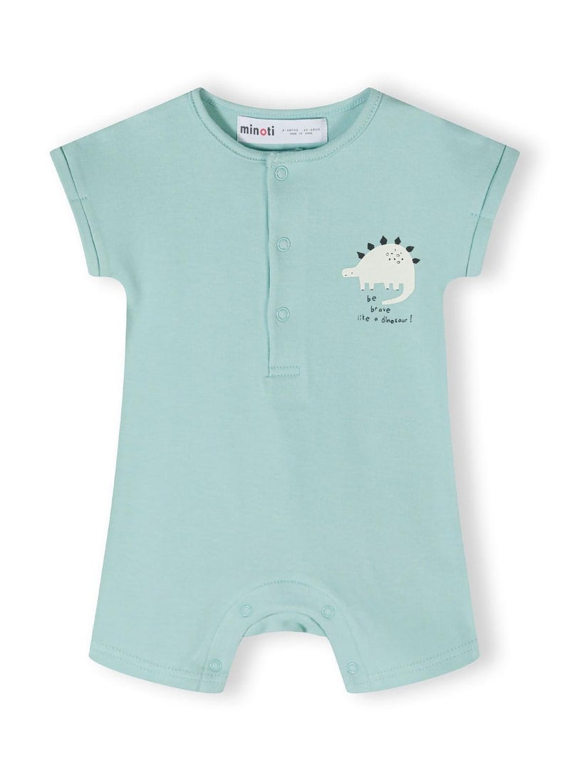 MINOTI 4-Pack Baby Rompers with Short Sleeves and Snap Closures  - Image 5