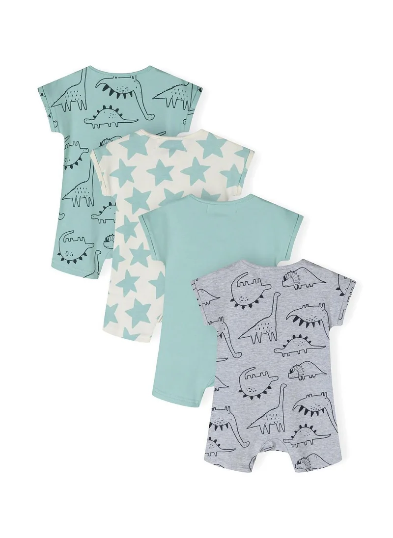 MINOTI Baby 4 Pack Short Sleeve Rompers