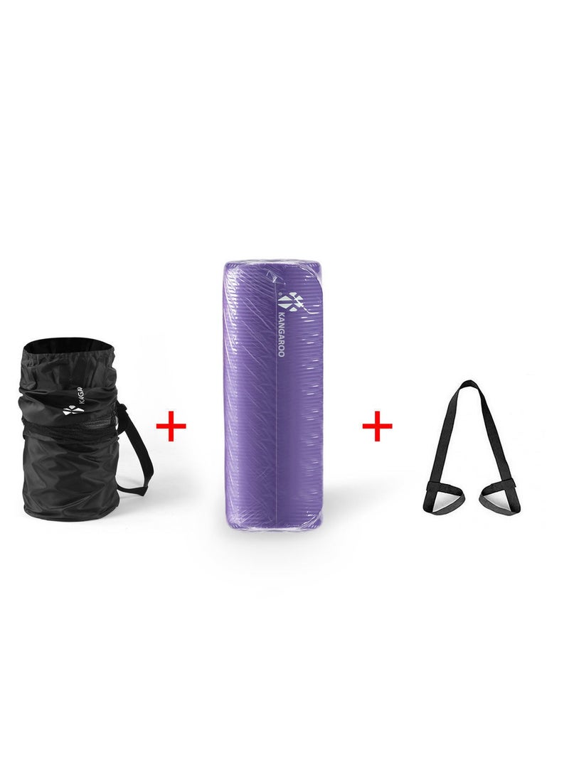 KANGAROO - Exercise mat: Kangaroo exercise mat, 1.5 cm thick, with rope and bag - Image 1