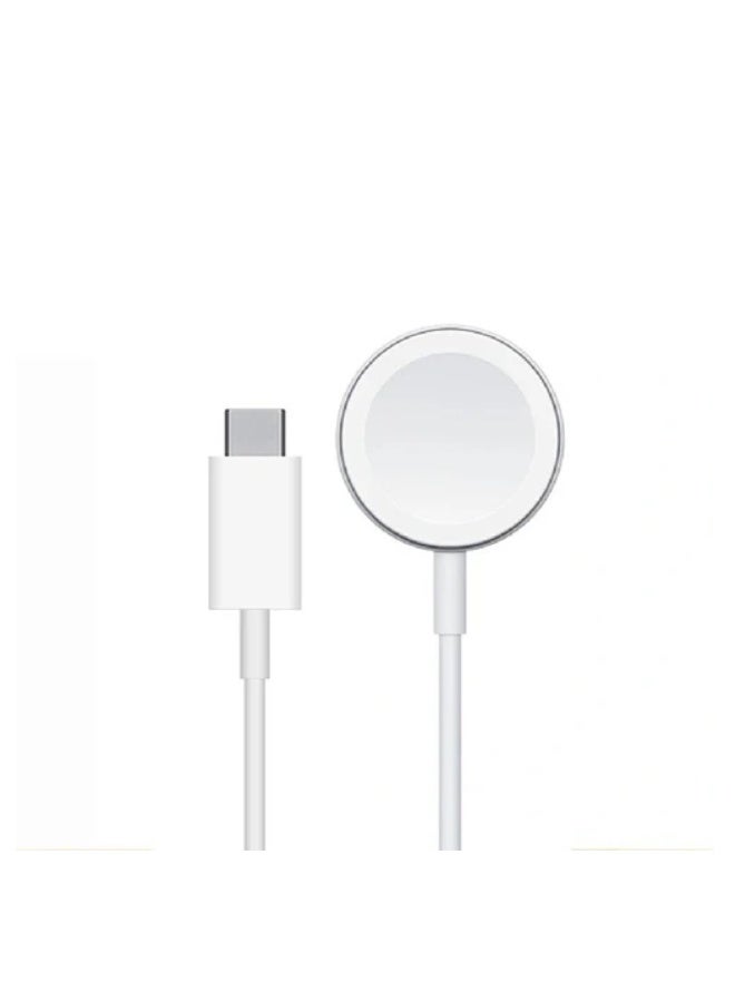 شاحن لاسلكي Wiwu M9 للساعة - أبيض - Image 1