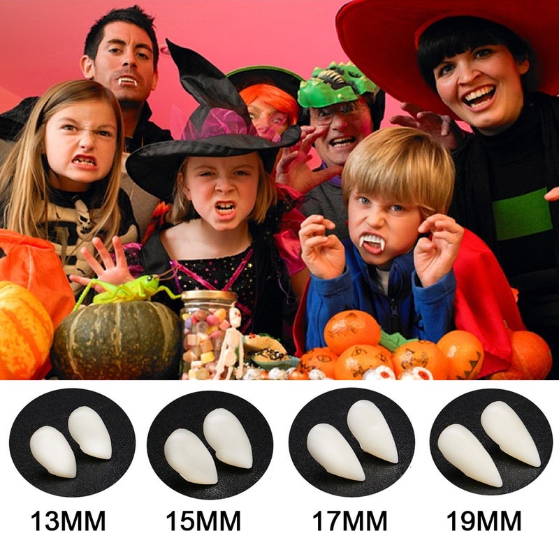 Vampire Teeth Realistic Vampire Fangs Zombie Denture Cosplay Accessories Halloween Party Prop Decoration - Image 5