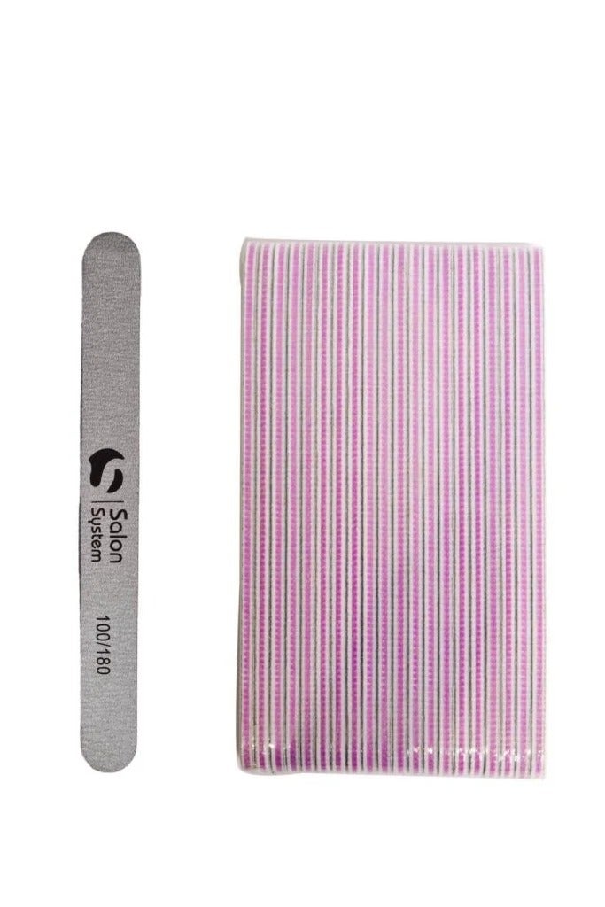 Salon System 20 piece wooden nail file