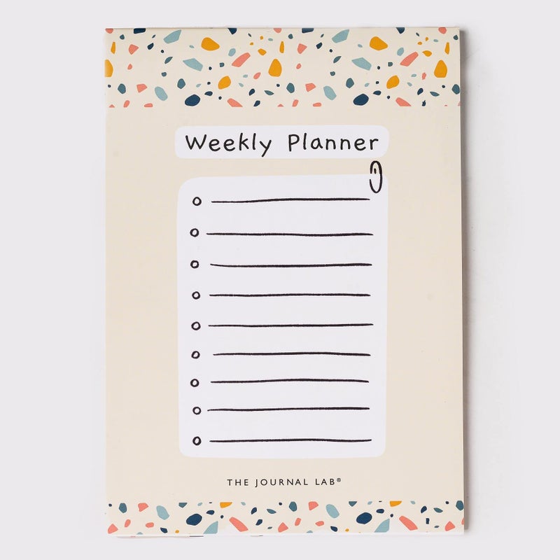 The Journal Lab - Weekly Planner Pad | Weekly Planner Sheets | Notepad | 52 Weeks (Macroon) - Image 5