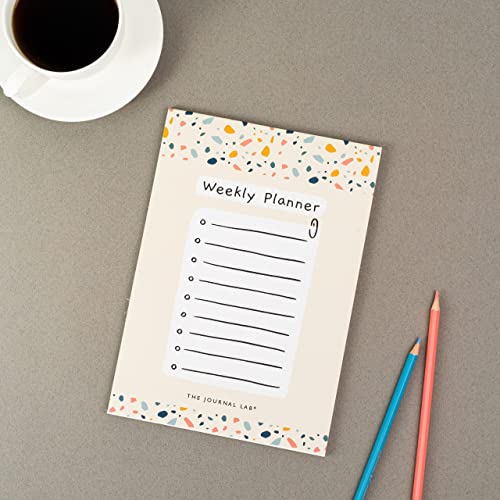 The Journal Lab - Weekly Planner Pad | Weekly Planner Sheets | Notepad | 52 Weeks (Macroon) - Image 3