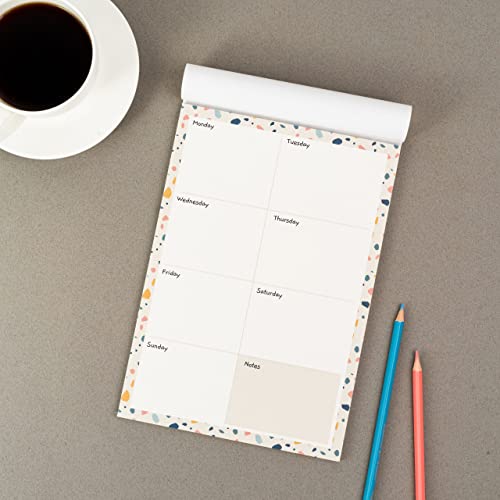 The Journal Lab - Weekly Planner Pad | Weekly Planner Sheets | Notepad | 52 Weeks (Macroon) - Image 4