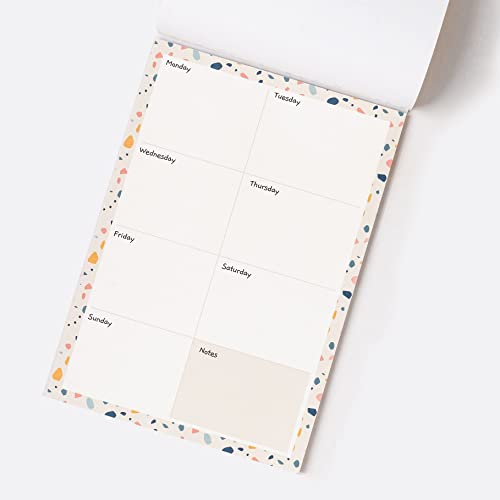 The Journal Lab - Weekly Planner Pad | Weekly Planner Sheets | Notepad | 52 Weeks (Macroon) - Image 2