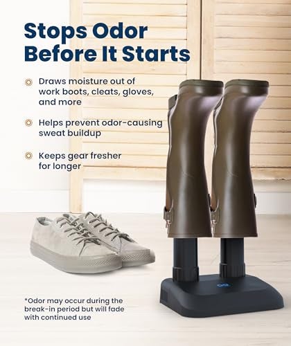 Everlasting Comfort Electric Boot Dryer for Work Boots, Silent Portable Shoe Dryer with Timer for Shoes, Boots and Cleats, Quick-Dry Glove Dryer Boot Warmer for Gloves, Helmets and Sneakers - Image 3