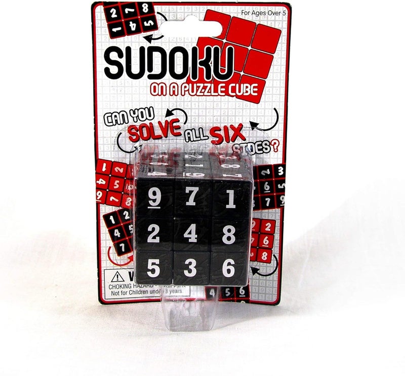 Funtime Gifts Sudoku Puzzle Cube - Portable 3D Number Puzzle Game - Image 2