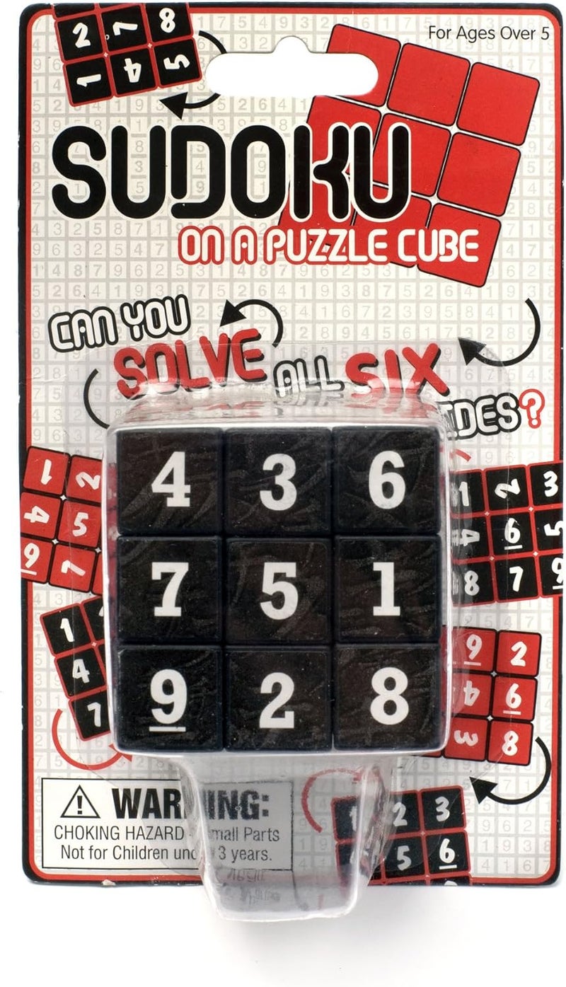 Funtime Gifts Sudoku Puzzle Cube - Portable 3D Number Puzzle Game - Image 3