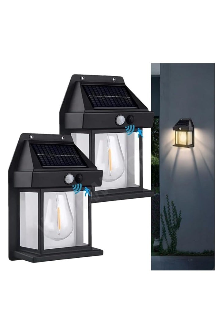 ailash Vision Solar Wall Light with Motion Sensor – IP65 Waterproof Outdoor Tungsten Bulb Design for Garden & Patio (1 Pc, Plastic) - Image 4