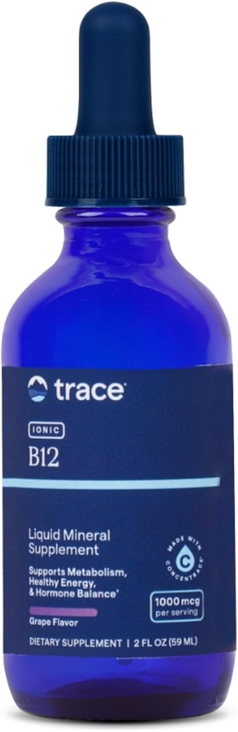 Trace Minerals مكمل فيتامين ب12 السائل الأيوني للبالغين - Image 1