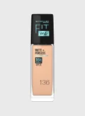 MAYBELLINE NEW YORK Fit Me Foundation Matte & Poreless Foundation 16H Oil Control with SPF 22 - 136