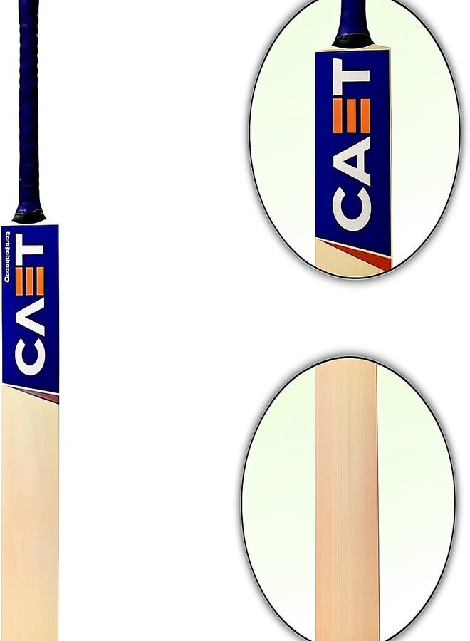 AEM® Himachal Willow Wooden Cricket Bat Free Cover for Kids Boys & Girls (Size 3 for 4-6 Year) - Image 3