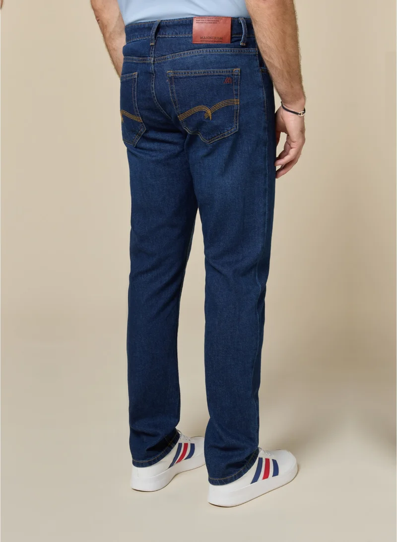 MANNERISM  The Navigator Comfort Fit Denim Jeans for Men | Best Price UAE