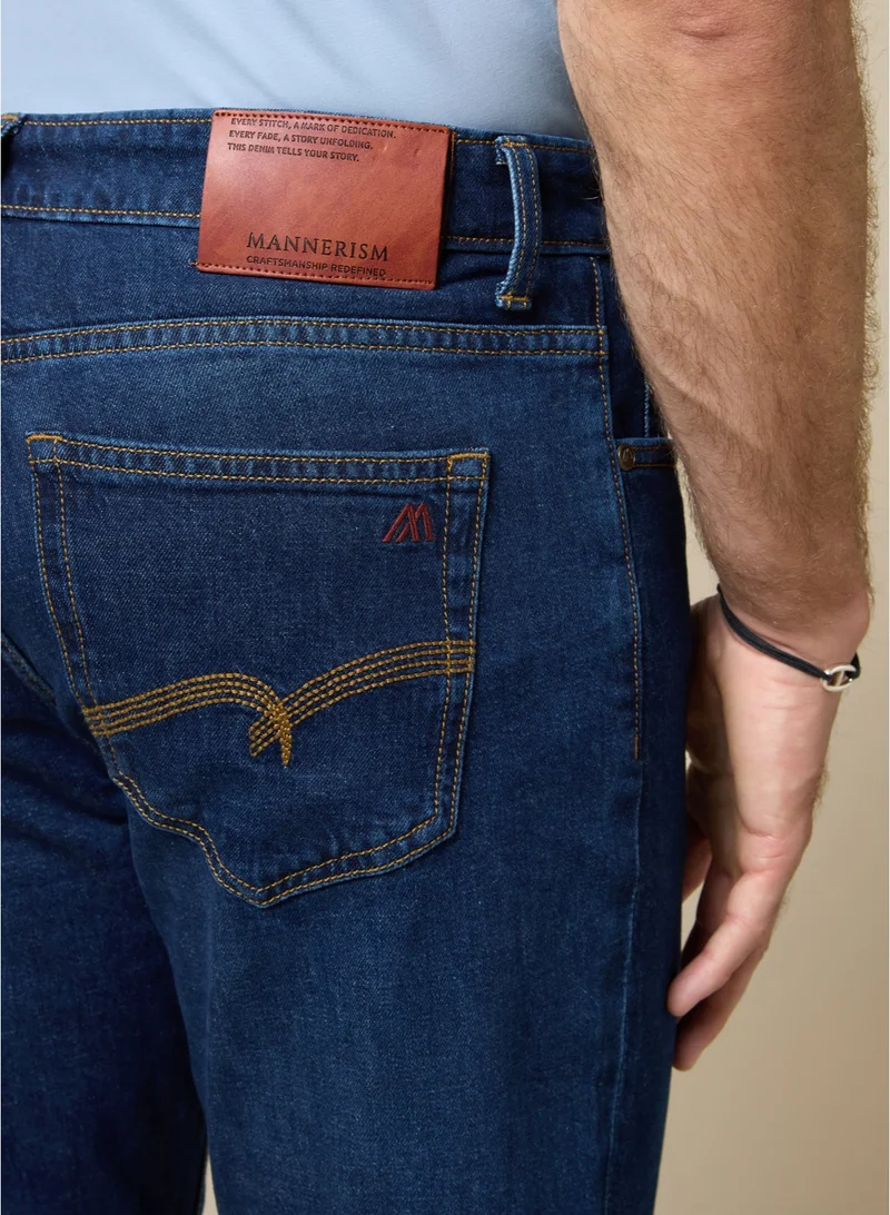 MANNERISM  The Navigator Comfort Fit Denim Jeans for Men | Best Price UAE