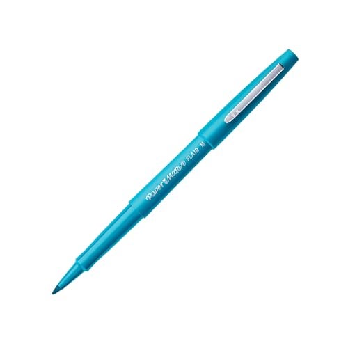 Paper Mate Flair Felt Tip Pen, Medium Point, Sky Blue, 1 Pen - Image 3