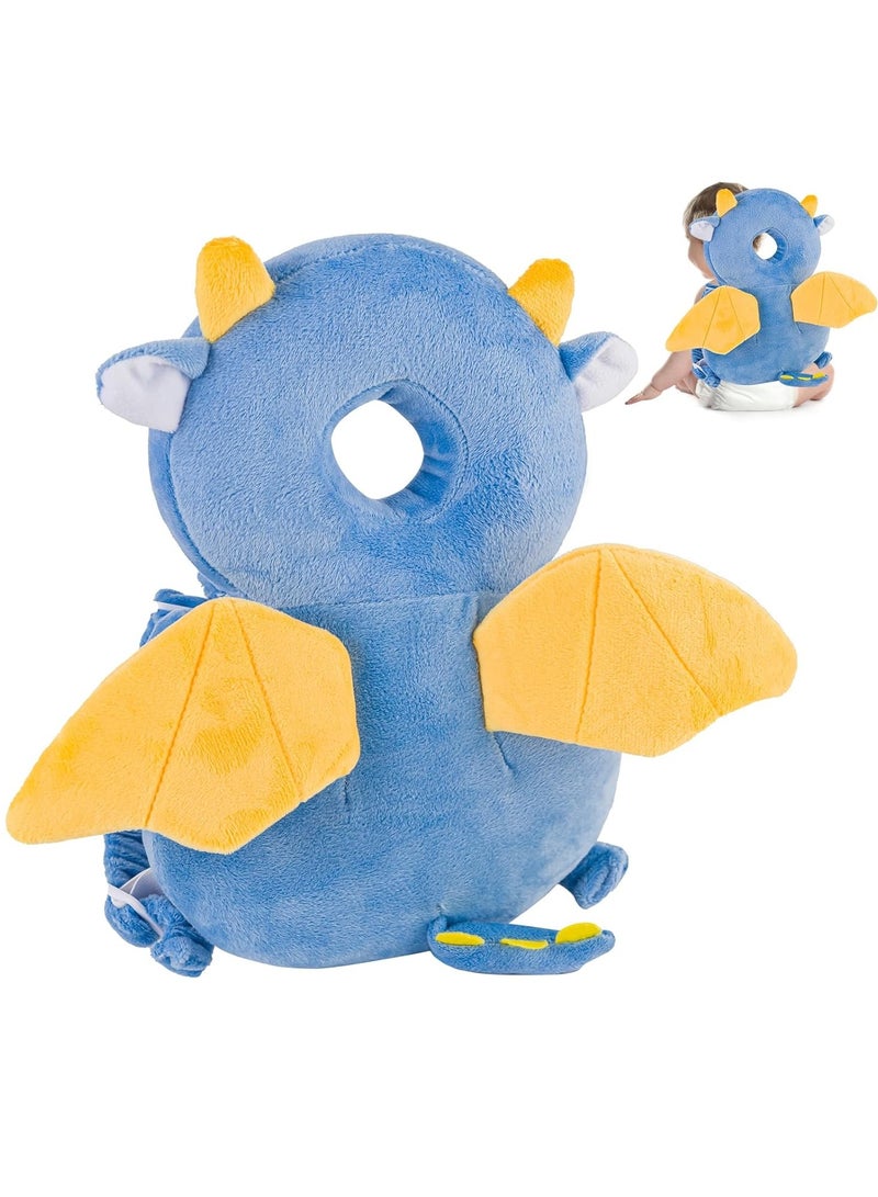 Baby Head Protector Backpack|Baby Backpack|Baby Backpack Head Protection Cushion|Baby Safety Products|Head Protection Backpack|Baby Head Cushion|Head Protector for Baby Walking (Dragon)  - Image 1