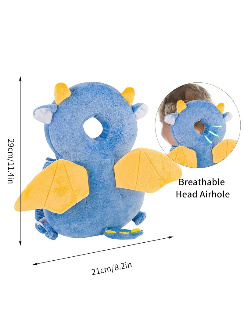 Baby Head Protector Backpack|Baby Backpack|Baby Backpack Head Protection Cushion|Baby Safety Products|Head Protection Backpack|Baby Head Cushion|Head Protector for Baby Walking (Dragon)  - Image 5