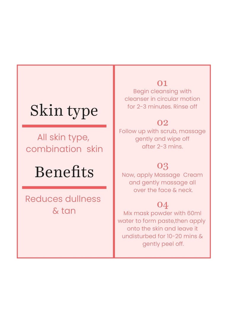 O3+ Plus D-tan Facial Anti-tan and Dullness Single Use Kit - Image 3