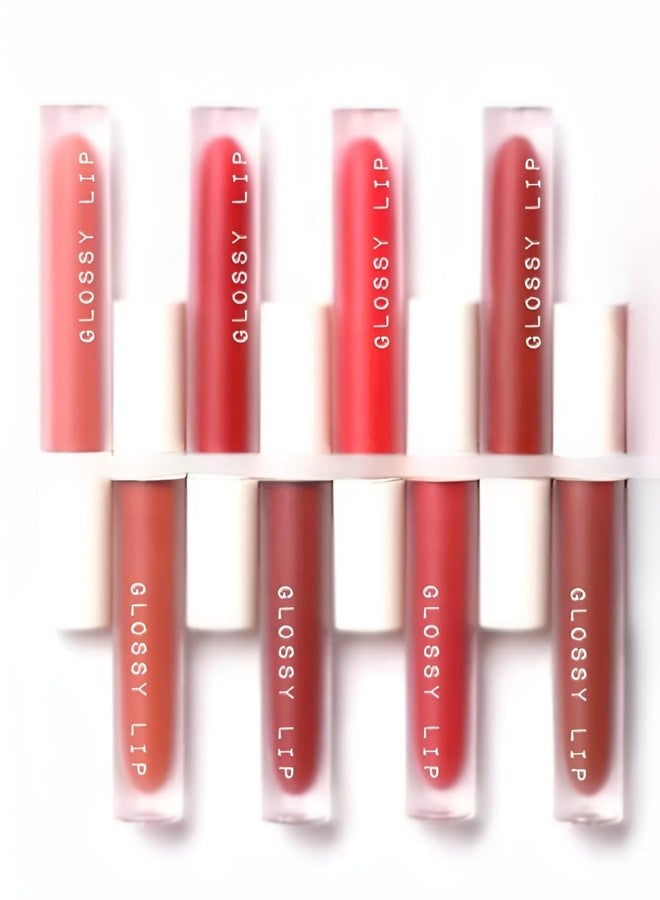 Glowhouse Kiss Proof Liquid Lipstick Gift Set of 4 x 2ml | Smudge & Transfer-Proof | Intense Moisturisation | Just Nude + Berry Nude + Mocha Madness + Cherry Pop | Lipsticks for Women | Lipstick Gift Set | Lipstick Combo Set OF 4 (MATTE, 2 ML X 4) - Image 2