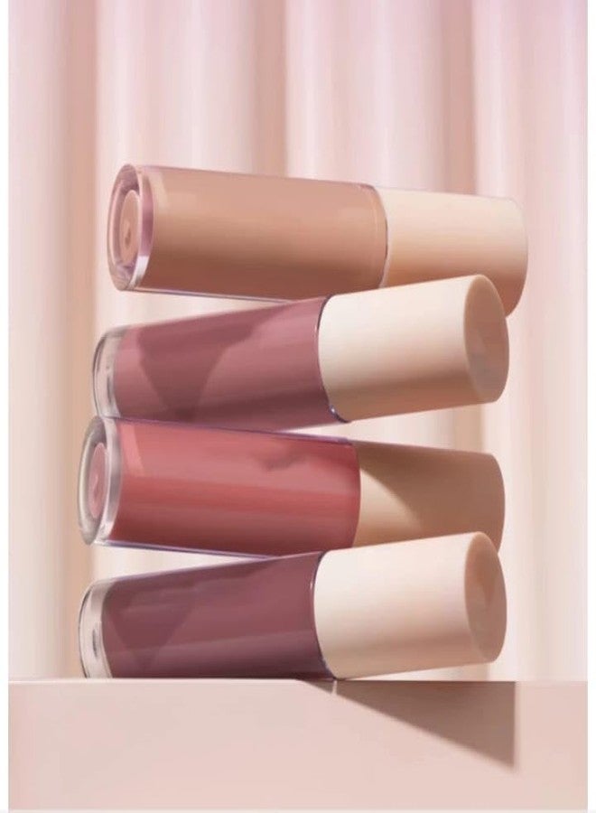 Glowhouse Kiss Proof Liquid Lipstick Gift Set of 4 x 2ml | Smudge & Transfer-Proof | Intense Moisturisation | Just Nude + Berry Nude + Mocha Madness + Cherry Pop | Lipsticks for Women | Lipstick Gift Set | Lipstick Combo Set OF 4 (MATTE, 2 ML X 4) - Image 1