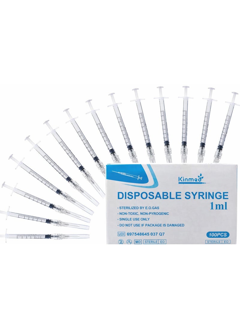 Kinmed Disposable medical syringes 1 ml capacity 5 pieces - Image 2