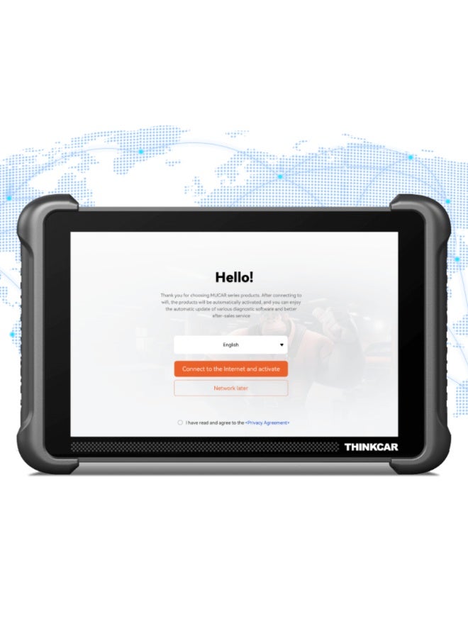 Thinktool 191 Professional Automotive Scanner 8 Inch Wireless Diagnostic Tool with ECU Coding CAN FD DOIP Bi Directional Control 35 Maintenance Functions 3 Years Free Updates - Image 2