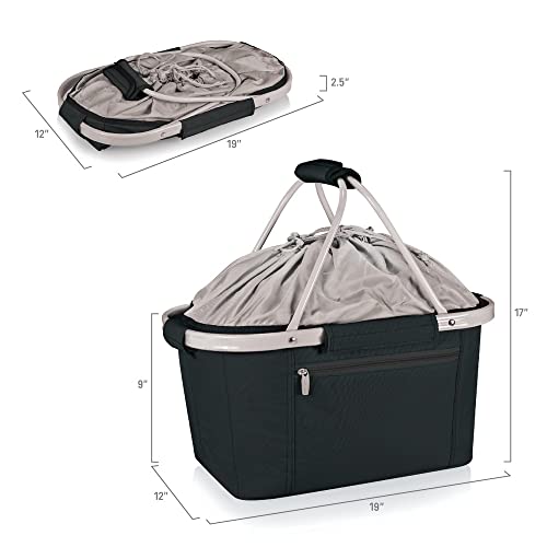 PICNIC TIME Black Philadelphia Eagles Metro Basket Collapsible Tote - Image 5