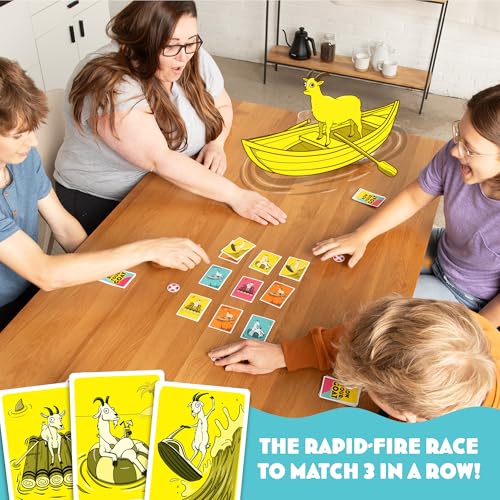 Exploding Kittens Presents Row Your Goat A Rapid Fire Tic Tac Toe Game 26 Players Ages 7 Family Game Party Game for Family Game Night - Image 5