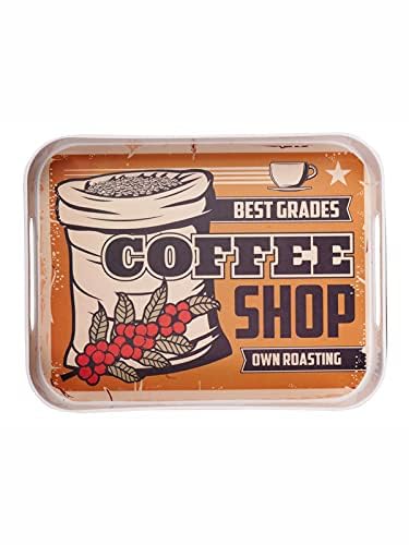 Goodhomes Melamine Rectangular Tea-Coffee Serving Tray MT328 - Image 2