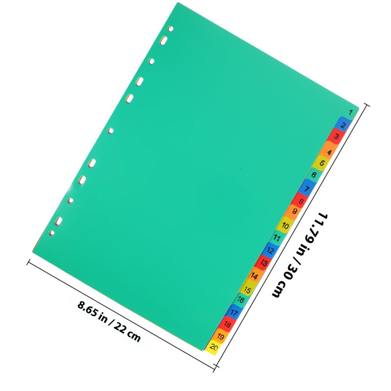 20pcs المكتب الموثق المقسمات المقسم - Image 2