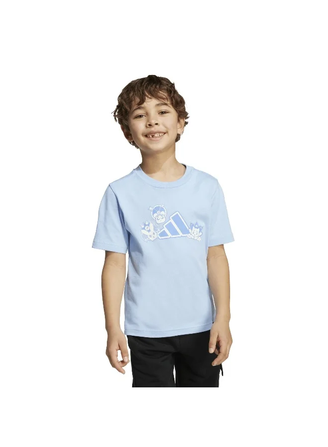 Adidas Adidas Lk Anime T Blue Graphic Tee (Short Sleeve) T-Shirts For Kids
