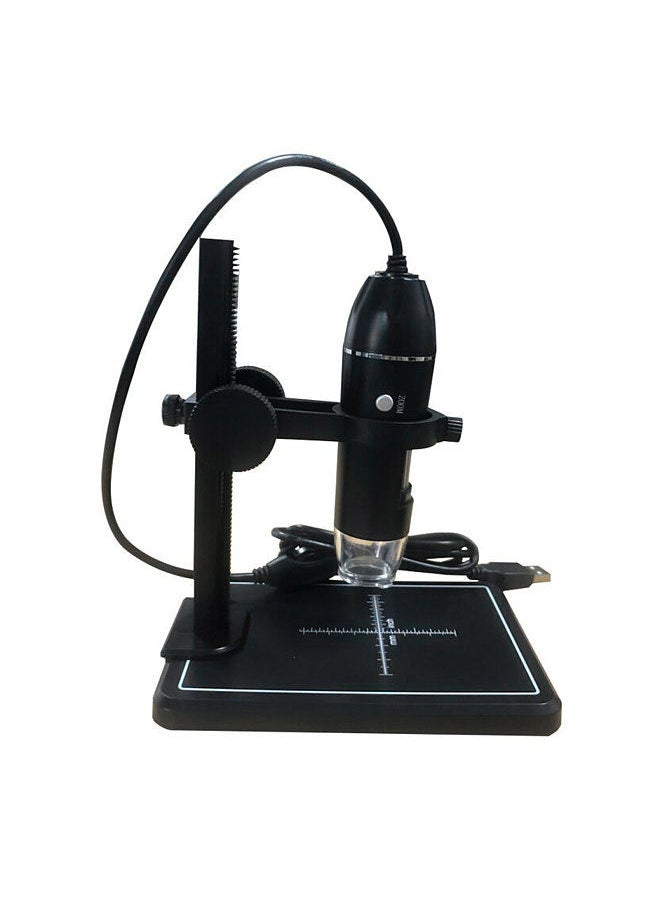 Generic - 1000x Magnification USB Digital Microscope Built-in 8 LED Camera Magnifier with Base Stand Holder Support for Windows XP/Vista/Win 7 8 10/Android Phones - Image 1