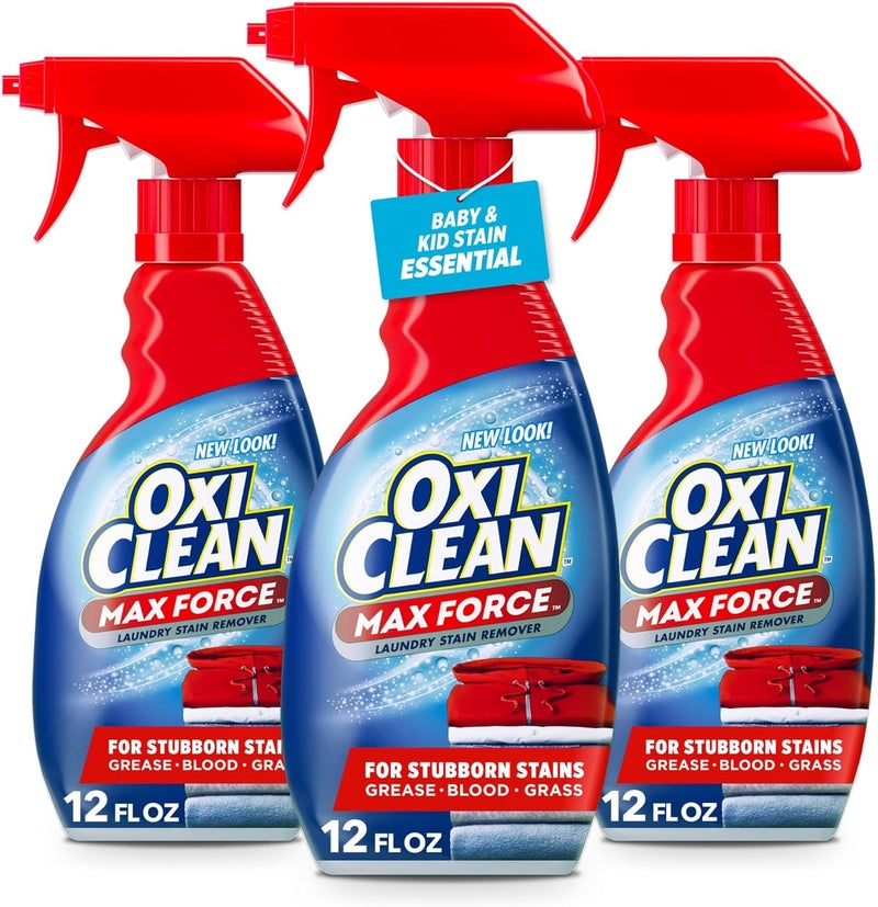 Oxiclean Oxi Clean Max Force Laundry Stain Remover Spray, 12 Fl. Oz, 3-Pack​ - Image 1