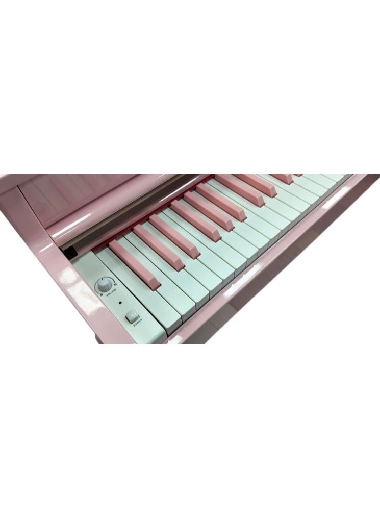 YORX K81 Pink Digital Piano with Matching Bench – Stylish Beginner Set - Image 2