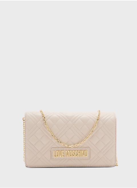 Chain Detailed Flap Over Clutche