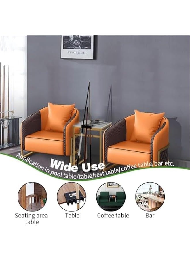 TRASSLE Pool Cue Holder, 2/3/4-Cue Portable Pool Stick Holder for Table, Weighted & Durable Billiard Cue Holder, Mini Stick Holder for Pool Cues, Pool Cue Holder Claw - Image 3