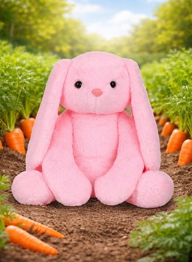MOPANIRAJ 35 cms Plush Bunny Rabbit Toy with Long Ears - Soft Stuffed Animal for Kids, Babies & Toddlers - Perfect Cuddly Birthday Gift for Toddlers & Infants - Image 3