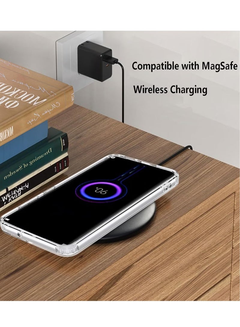 ELTRAZONE Samsung Galaxy S25 Magsafe Case – Slim, Thin Magnetic Transparent Cover, Anti-Scratch, Shockproof, Wireless Charging Support for Samsung Galaxy S25 – Hard Protective Phone Case - Image 2