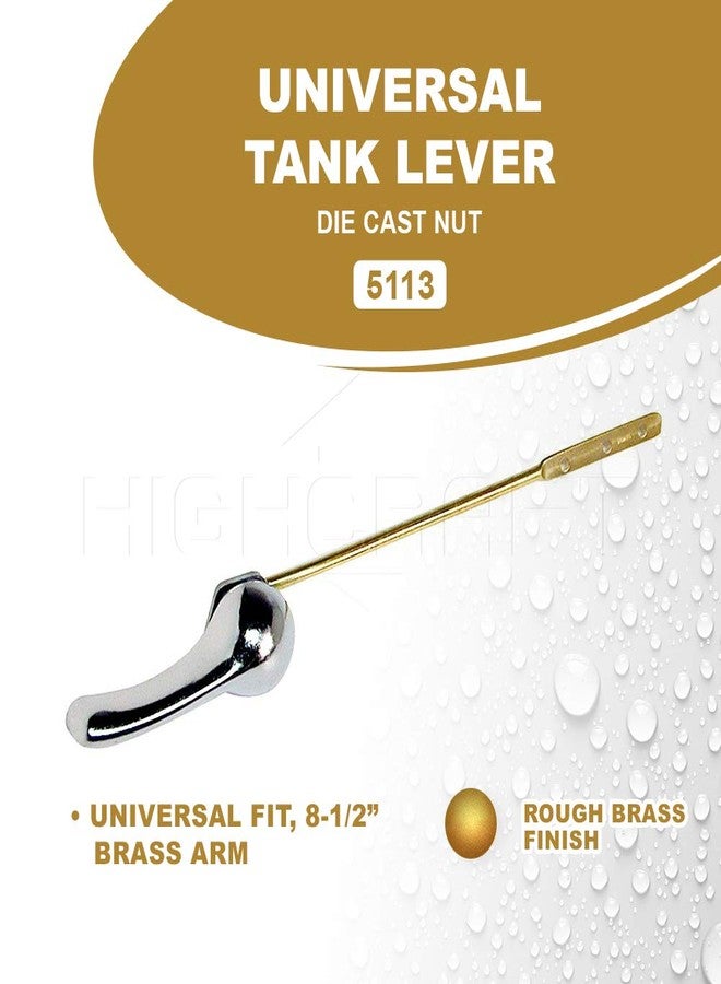 HIGHCRAFT 5335 3113 Replacement Toilet flush lever handle, Chrome - Image 3
