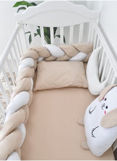 FUN MOMENT Triple Braided Baby Bed Rails with Quilt, Pillows and Sheet  - Image 5