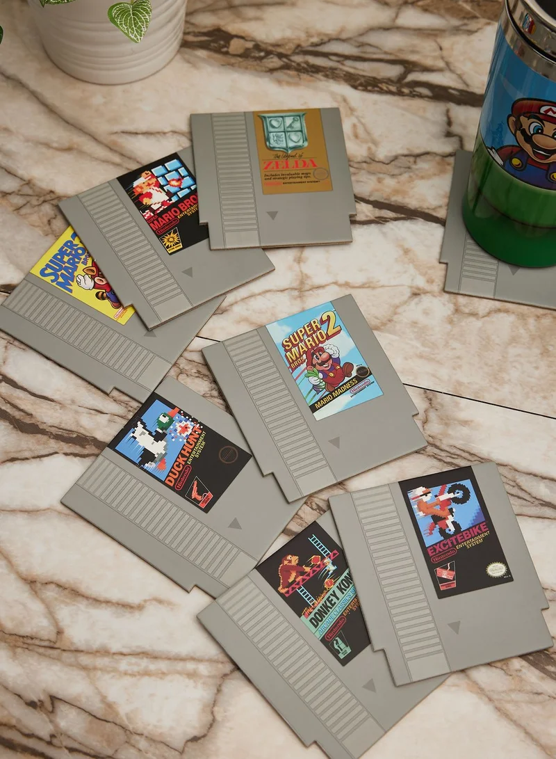 Paladone Set Of 4 Nes Cartridge Coasters