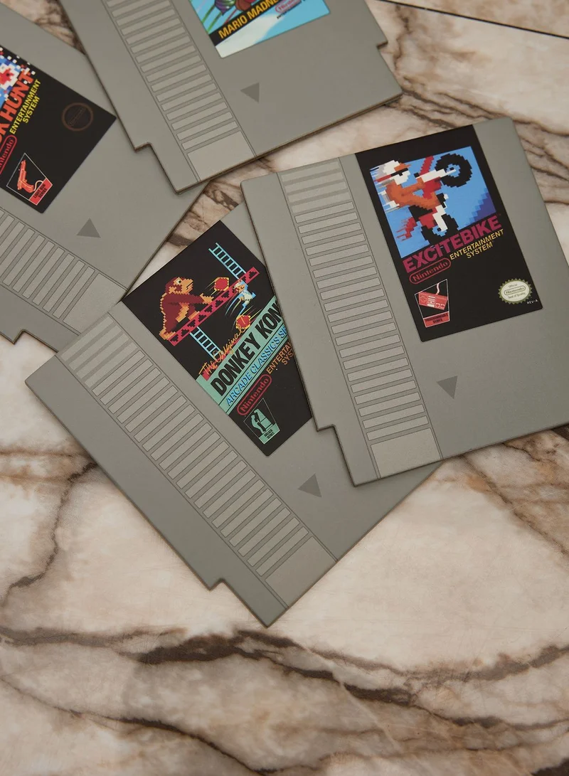 Paladone Set Of 4 Nes Cartridge Coasters