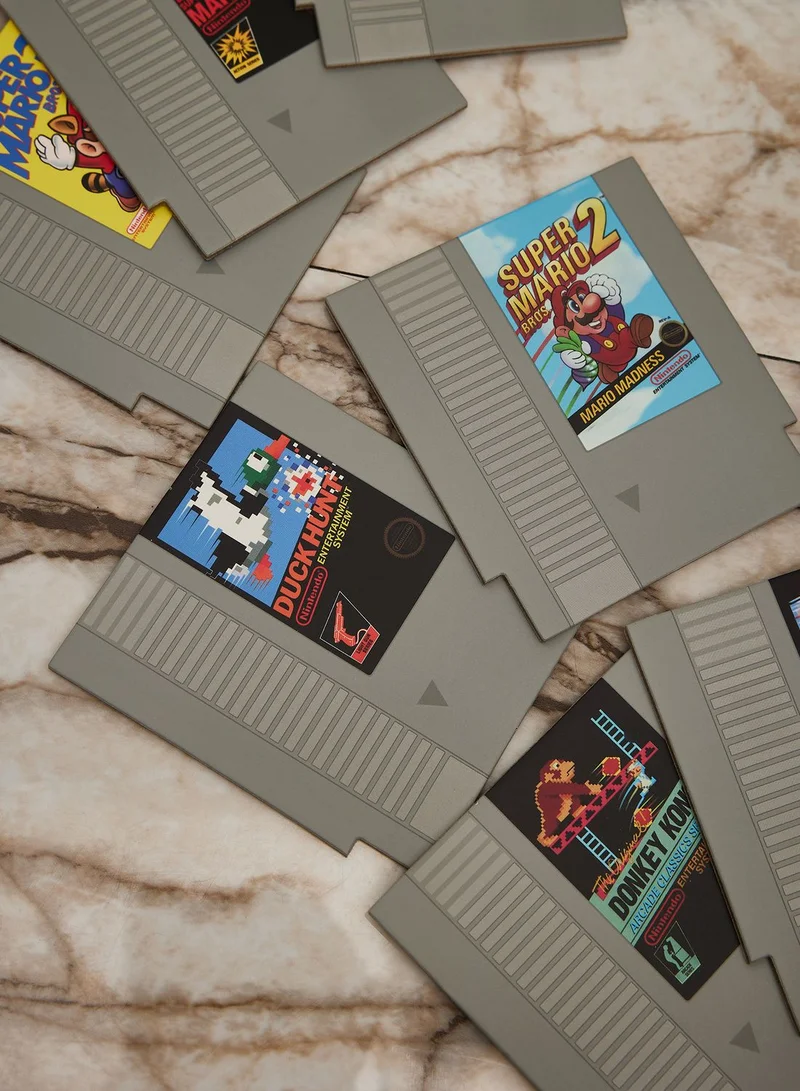 Paladone Set Of 4 Nes Cartridge Coasters