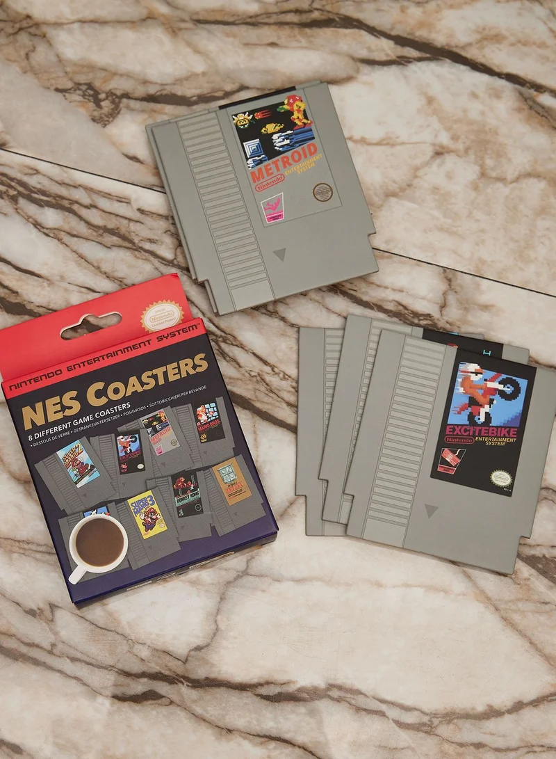 Paladone Set Of 4 Nes Cartridge Coasters