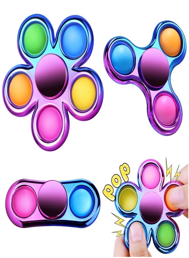 GIGILLI Pop Fidget Spinner Sensory Fidget Toys Adults Kids 4-8-12 with Autism ADHD, Anxiety Toys Stress Relief Teen Boy Gifts Birthday, Party Favors Classroom Return Carnival Prizes Goodie Bag Stuffers - Image 1