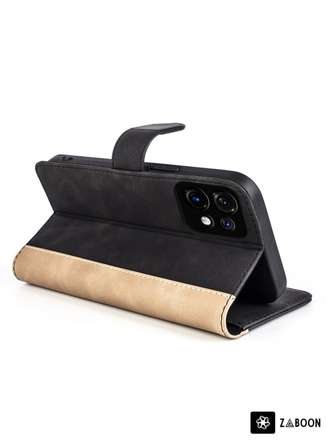 Zaboon Protective Case For Motorola Moto X40 Stitching Horizontal Flip Leather - Image 4