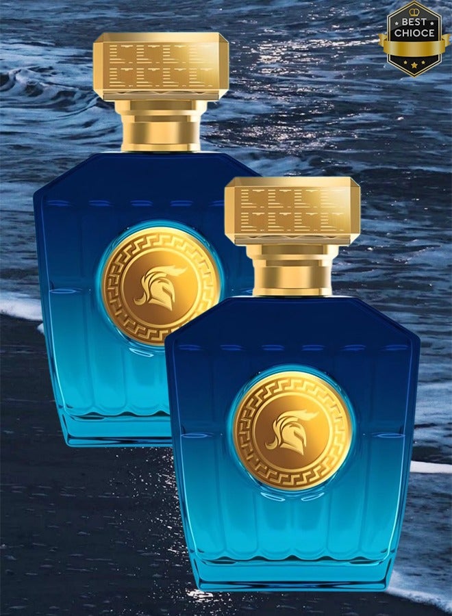 LUXEROM 2 Pieces Version Of Blue Perfume For Men 100ml EDP - Image 1